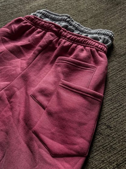 High Street Trendy Pants High Street Ins Trendy Brand Men's and Women's Loose Straight Tube Embroidered Printed Casual Pants